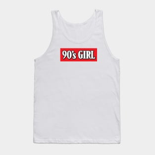 90's Girl (with background) Tank Top